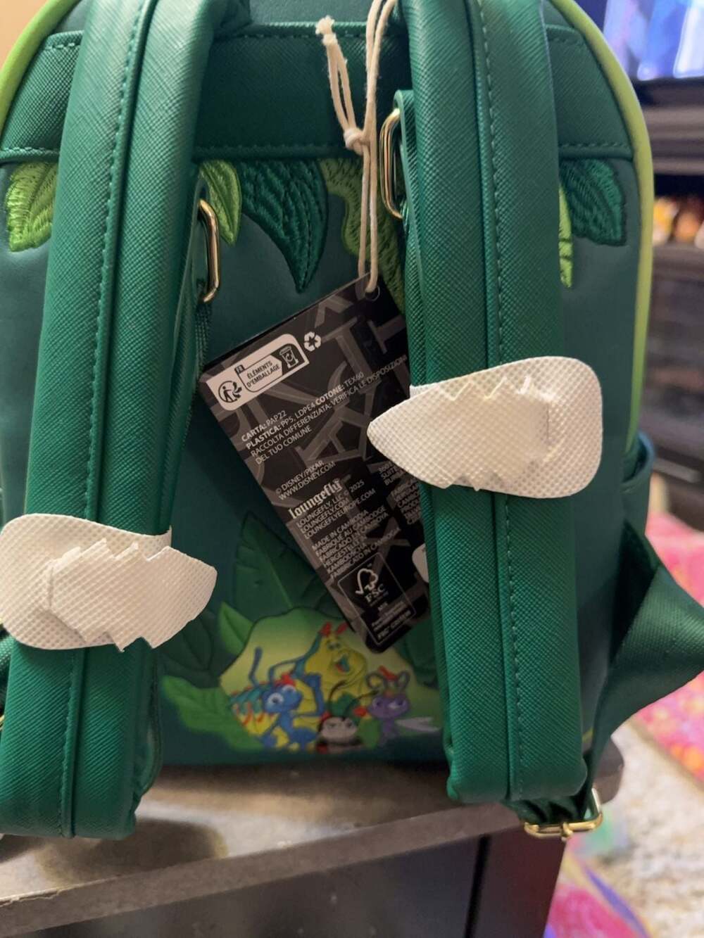 Loungefly Disney Pixar A Bug's Life Mini Backpack - Picture 3 of 3